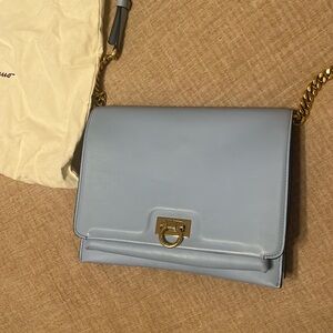 Salvatore Ferragamo purse beautiful powder blue